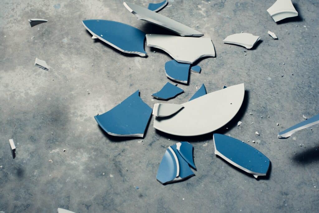 broken china